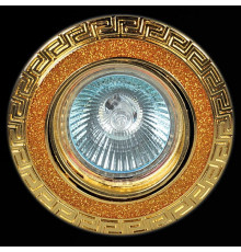 Встраиваемый светильник  01021-9.0-001AK MR16 SG+GD