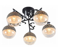 Потолочная люстра Reluce 01277 01277-0.3-05B BK+CR