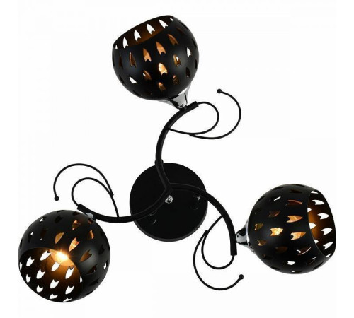 Потолочная люстра Reluce 01314-1 01314-0.3-03 BK+CR