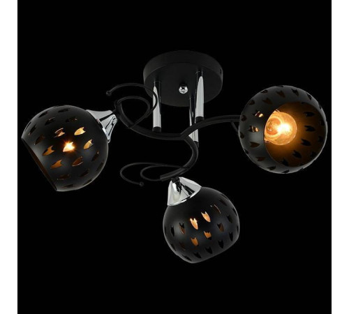 Потолочная люстра Reluce 01314-1 01314-0.3-03 BK+CR