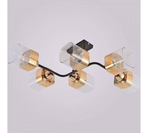 Люстра на штанге Reluce 01615 01615-0.3-06 BK+FGD