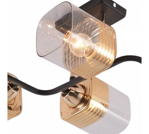 Люстра на штанге Reluce 01615 01615-0.3-06 BK+FGD