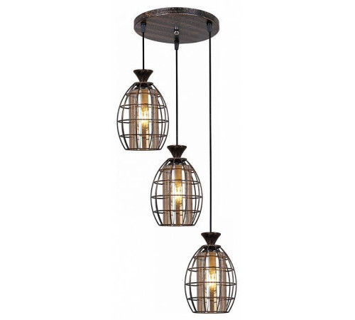 Подвесной светильник Reluce 03525-1 03525-0.4-03 BK+GD