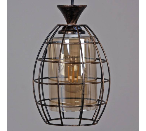 Подвесной светильник 03525-0.9-03 BK+GD