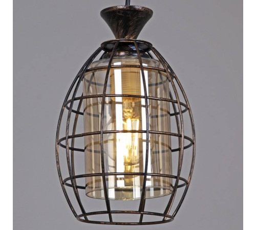 Подвесной светильник 03525-0.9-03 BK+GD