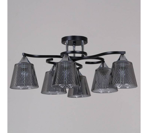 Люстра на штанге Reluce 06089 06089-0.3-06 BK+CR