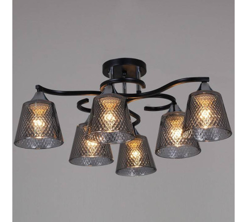 Люстра на штанге Reluce 06089 06089-0.3-06 BK+CR