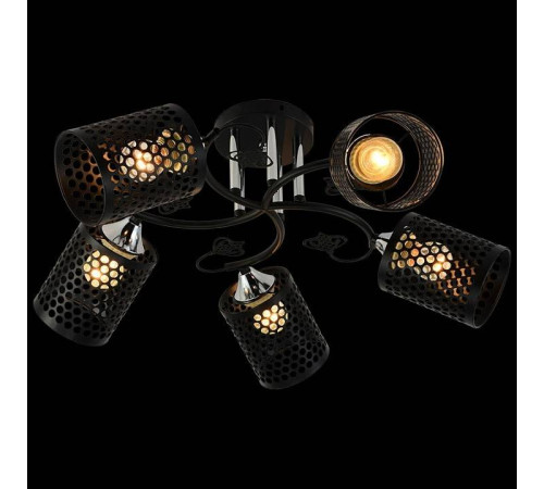 Потолочная люстра Reluce 11320 11320-0.3-05 BK+CR