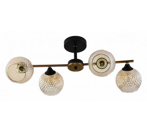 Люстра на штанге Reluce 11341 11341-0.3-04 GOLD BRONZE+BK