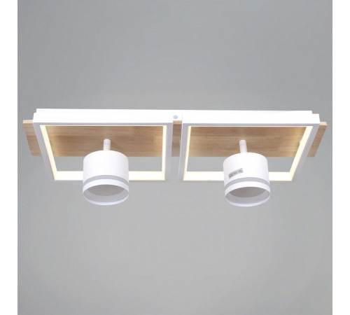 Накладной светильник De Markt Ракурс WH+WOOD 19560-0.3-2+2 WH+WOOD