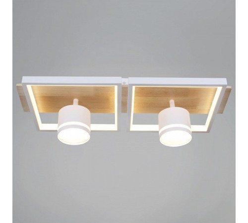 Накладной светильник De Markt Ракурс WH+WOOD 19560-0.3-2+2 WH+WOOD