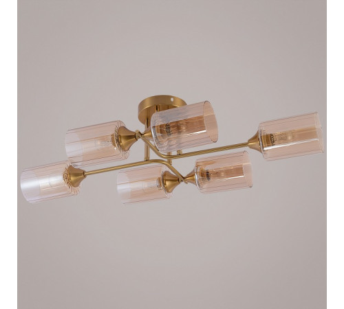 Люстра на штанге 19610-0.3-06 COPPER