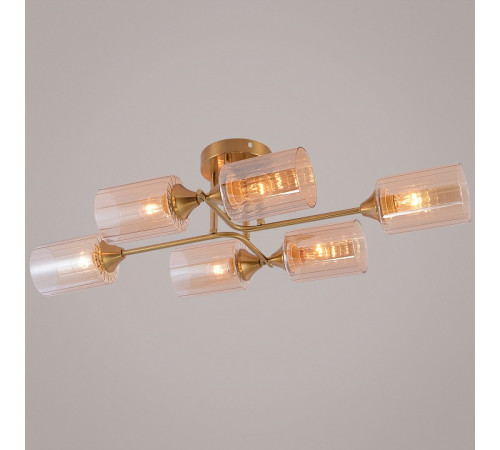 Люстра на штанге 19610-0.3-06 COPPER