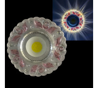 Встраиваемый светильник  42236-9.0-001PL MR16+LED3W CL/PK