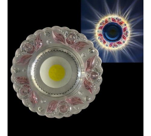 Встраиваемый светильник 42236-9.0-001PL MR16+LED3W CL/PK