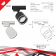 Светильник на штанге Reluce Technical 53003-9.3-001LD GX53 BK