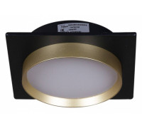 Встраиваемый светильник Reluce 53005 53005-9.0-001LD GX53 BK+GD
