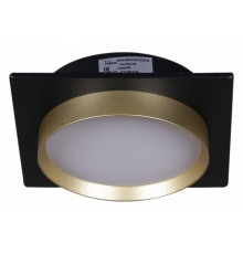 Встраиваемый светильник Reluce 53005 53005-9.0-001LD GX53 BK+GD