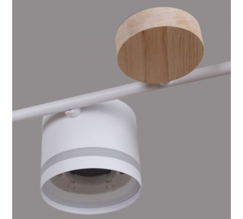 Люстра на штанге 68730-0.3-06 GX53 WH+WOOD