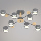 Люстра на штанге 68730-0.3-08 GX53 GREY+WOOD