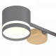 Люстра на штанге 68730-0.3-08 GX53 GREY+WOOD
