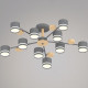 Люстра на штанге 68730-0.3-10 GX53 GREY+WOOD