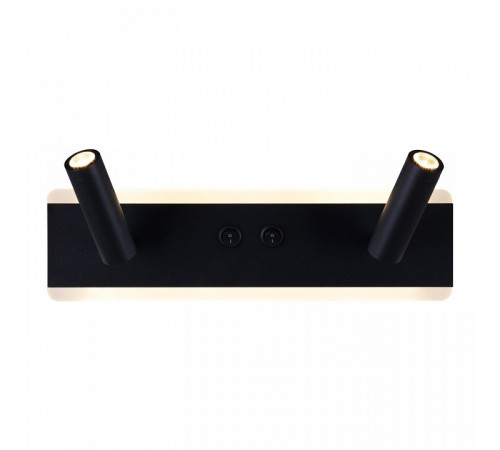 Накладной светильник Reluce Technical 86213-9.2-001CT LED9+6W BK