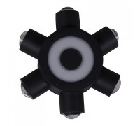 Накладной светильник 86973-9.2-007U LED2W+6*1W BK