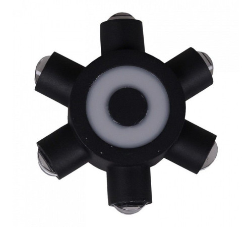 Накладной светильник 86973-9.2-007U LED2W+6*1W BK