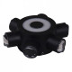 Накладной светильник 86973-9.2-007U LED2W+6*1W BK