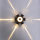 Накладной светильник 86973-9.2-007U LED2W+6*1W BK