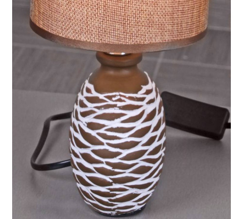 Настольная лампа декоративная Reluce 98231-0.7-01 LIGHT BROWN