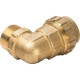 Угольник Tiemme 40x1 1/4 НР для труб ПНД обжимной 3400044