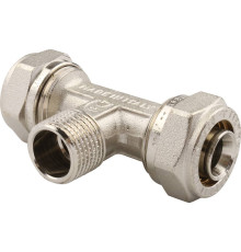 Тройник TIEMME 20х2.0х1/2 НР винтовой для металлопластиковых труб 1600058