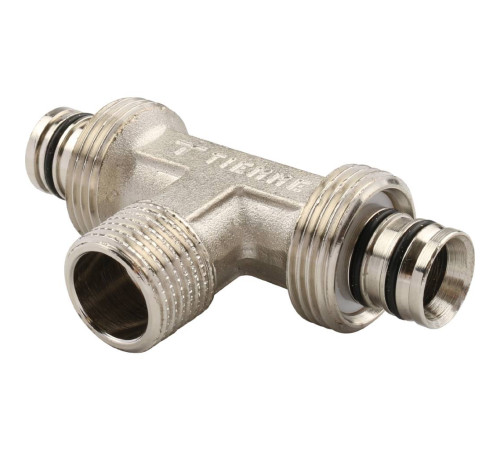 Тройник TIEMME 20х2.0х1/2 НР винтовой для металлопластиковых труб 1600058