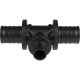 Тройник REHAU RAUTITAN PX 25-16-25 с уменьшенным боковым проходом 11600621001