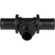 Тройник REHAU RAUTITAN PX 32-25-32 с уменьшенным боковым проходом 11600661001