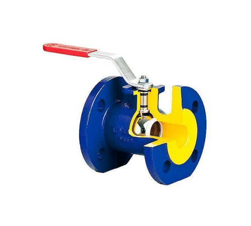 Кран шаровой чугунный фланцевый BROEN Ballomax V565 DN 100 PN 16 V565-100
