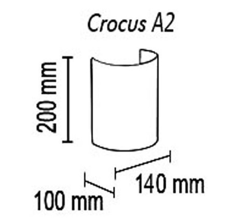 Накладной светильник TopDecor Crocus Glade Crocus Glade A2 10 334g
