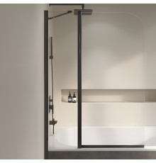 Шторка на ванну RGW SC-011B 900х1500 мм прозрачное стекло профиль черный 351101109-14