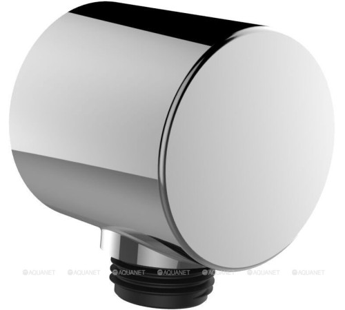 Шланговое подсоединение для душа Aquanet Round пластик хром AF000-11C
