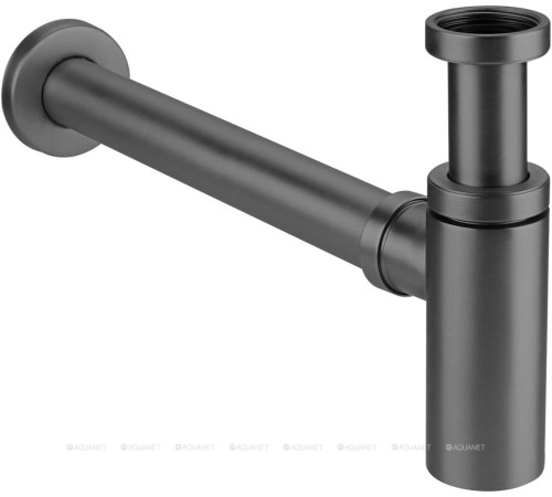 Сифон для раковины Allen Brau Priority Round 1 1/4 графит браш 5.31025-MG