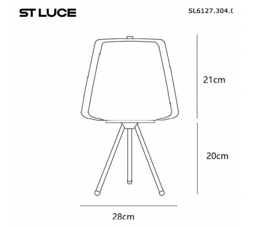 Настольная лампа декоративная ST-Luce Pandora SL6127.304.01