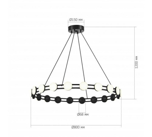 Подвесная люстра ST-Luce MONRO SL6610.403.20