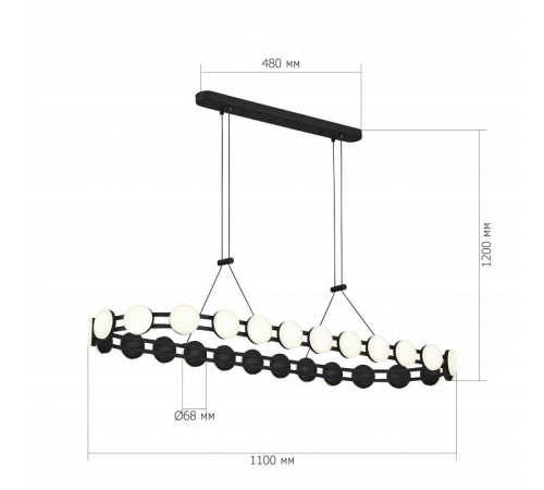Подвесная люстра ST-Luce MONRO SL6610.403.26