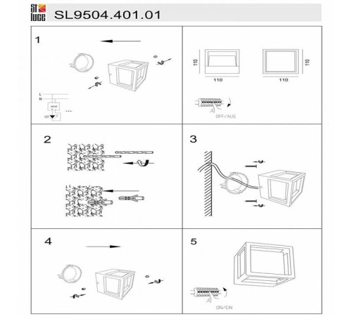 Накладной светильник ST-Luce Alceno SL9504.401.01