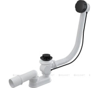 Сифон для ванны AlcaPlast A55BLACK автомат черный A55BLACK