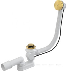 Сифон для ванны AlcaPlast A55GOLD-80-RU-01 полуавтомат 80 см золото A55GOLD-80-RU-01