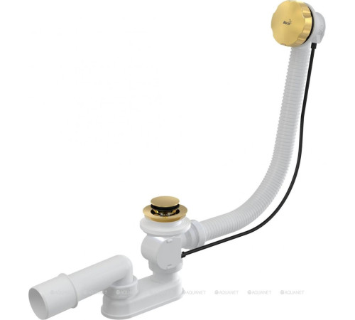 Сифон для ванны AlcaPlast A55GOLD-80-RU-01 полуавтомат 80 см золото A55GOLD-80-RU-01