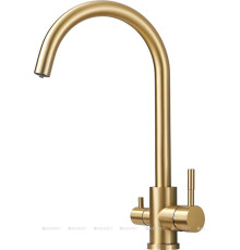 Смеситель для кухни с подключением к фильтру Haiba HB43828-5 золото HB43828-5